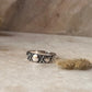 Tribal Rawa Dot Band 925 Sterling Silver Ring