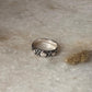 Tribal Rawa Dot Band 925 Sterling Silver Ring
