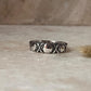 Tribal Rawa Dot Band 925 Sterling Silver Ring