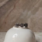 3 Daises 925 Sterling Silver Ring