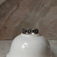 3 Daises 925 Sterling Silver Ring