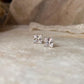 White Cz Square Cut Statement 7MM Studs 925 Sterling Silver Earrings