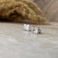 White Cz Square Cut Statement 7MM Studs 925 Sterling Silver Earrings