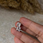 White Cz Square Cut Statement 7MM Studs 925 Sterling Silver Earrings