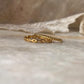 Gold Vermeil Rope & Thin Link Band Stack Set 925 Sterling Silver Ring