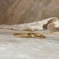 Gold Vermeil Rope & Plain Round Band Stack Set 925 Sterling Silver Ring