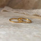 Gold Vermeil Small Dot & Big Dot Stack Set 925 Sterling Silver Ring