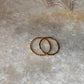 Gold Vermeil Small Dot & Star Hammered Stack Set 925 Sterling Silver Ring