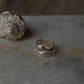 Chunky 3 Rolling Bands / Interlinked Bands 925 Sterling Silver Ring