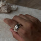 Chunky 3 Rolling Bands / Interlinked Bands 925 Sterling Silver Ring