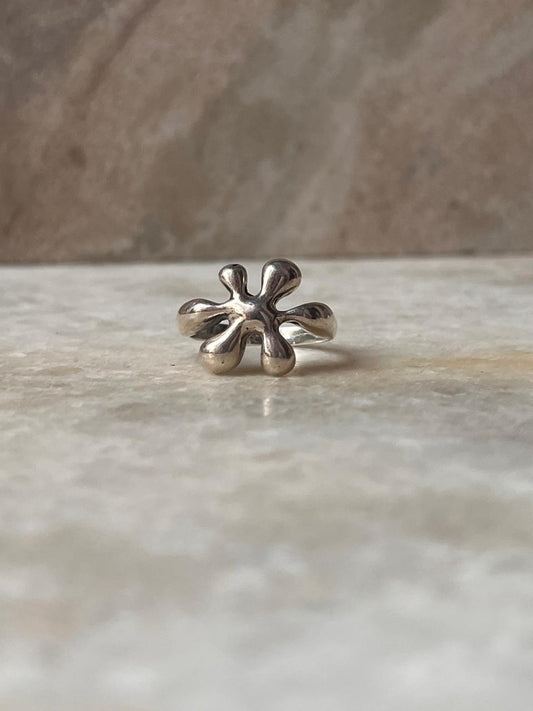 Molten Drip 925 Sterling Silver Ring