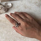 Molten Drip 925 Sterling Silver Ring