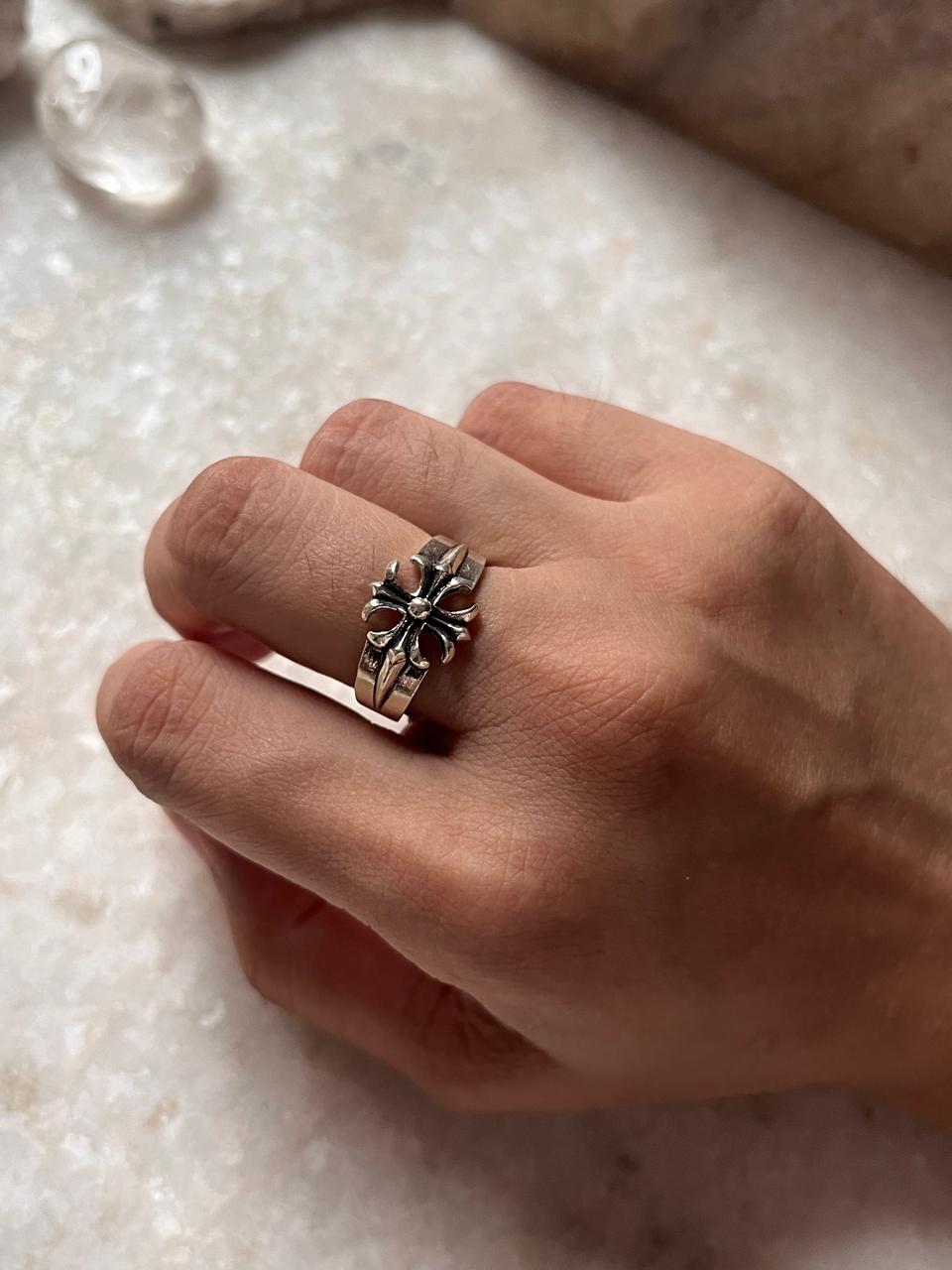Fleur De Lis 925 Sterling Silver Ring