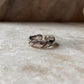 Double Design 925 Sterling Silver Band Unisex Ring