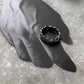 Line Band Unisex Adjustable 925 Sterling Silver Ring