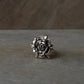 Chunky Rose 925 Sterling Silver Ring