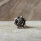 Chunky Rose 925 Sterling Silver Ring