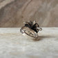 Chunky Rose 925 Sterling Silver Ring