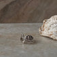 Horizontal Tortoise 925 Sterling Silver Ring