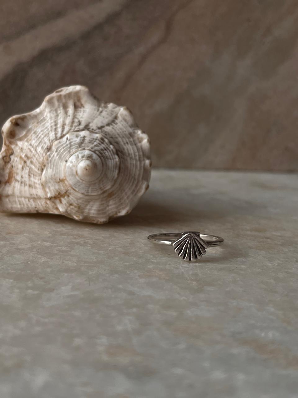 Shell 925 Sterling Silver Ring