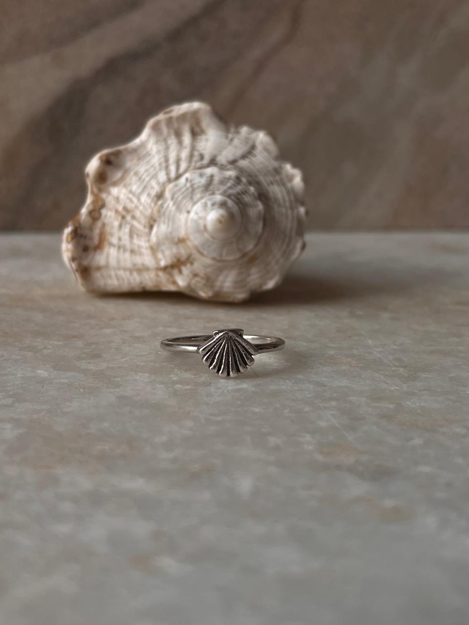 Shell 925 Sterling Silver Ring