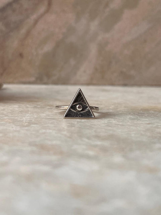 Eye Of Providence 925 Sterling Silver Ring