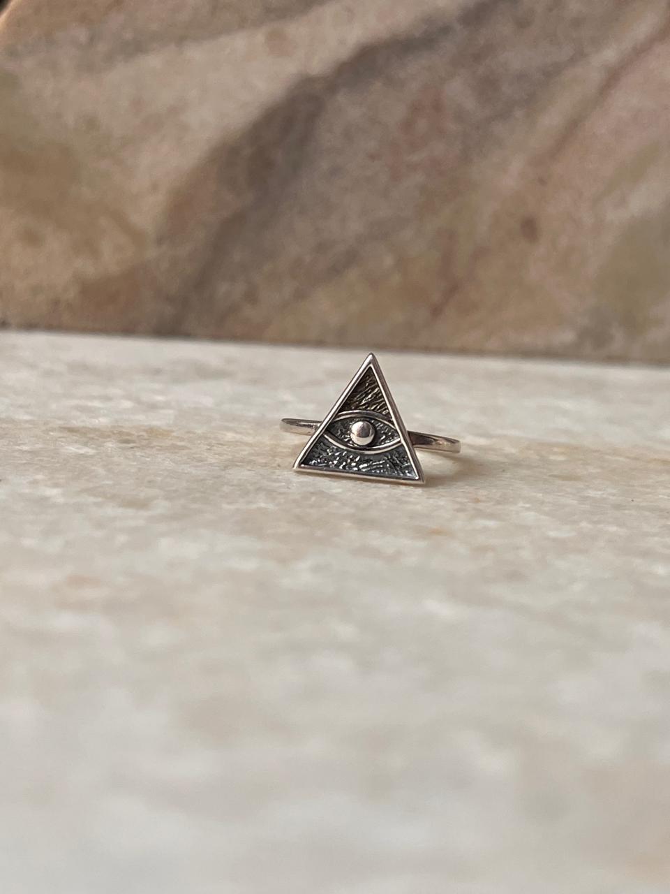 Eye Of Providence 925 Sterling Silver Ring