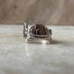 Horizontal Tortoise 925 Sterling Silver Ring