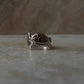 Horizontal Tortoise 925 Sterling Silver Ring
