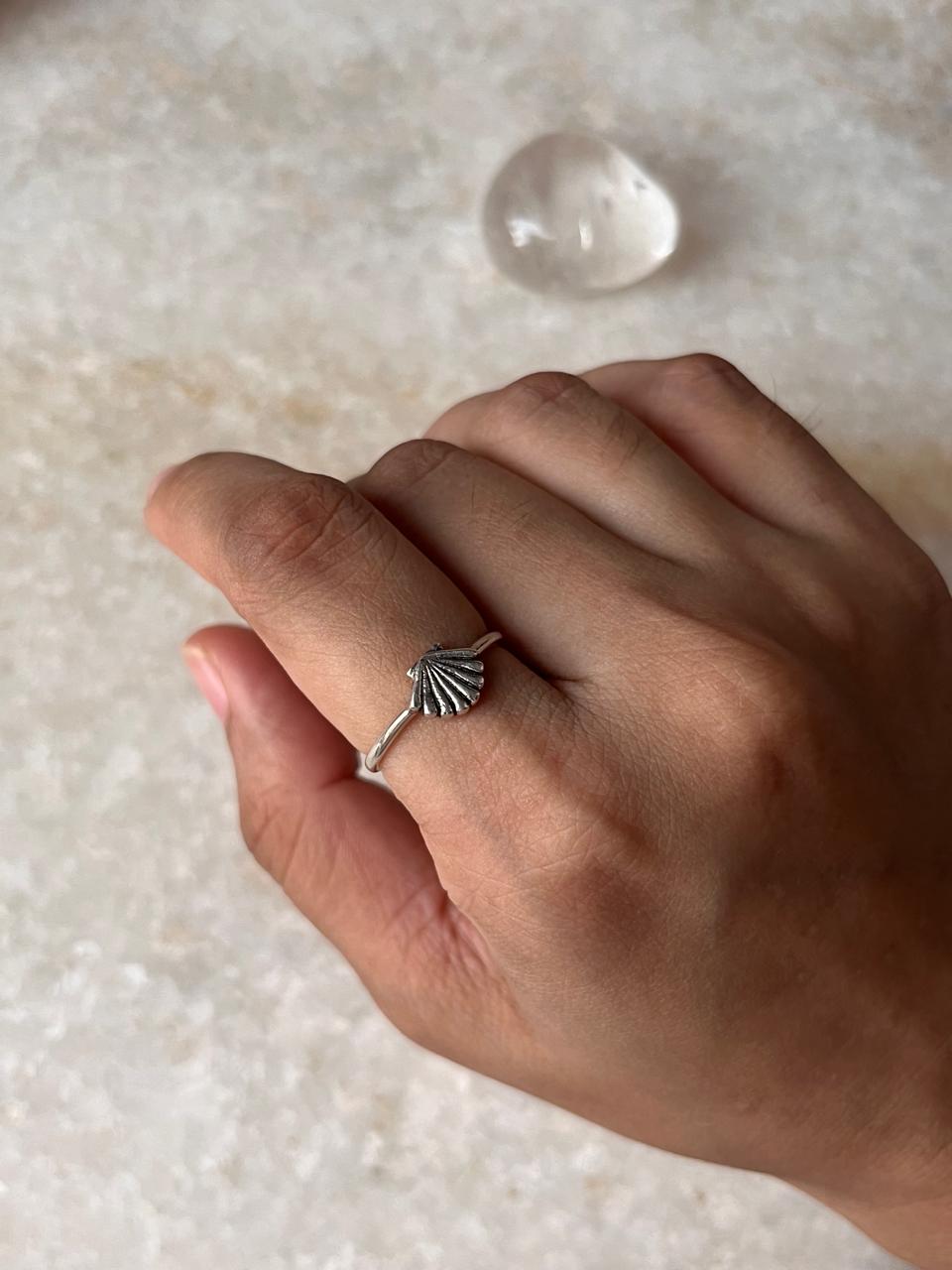 Shell 925 Sterling Silver Ring
