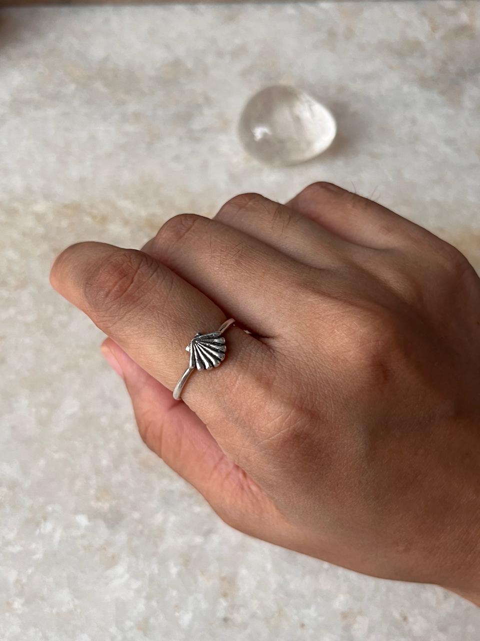 Shell 925 Sterling Silver Ring