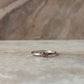 Pink Tourmaline Plain Band 925 Sterling Silver Ring