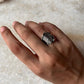 Ocean Shell Texture 925 Sterling Silver Ring