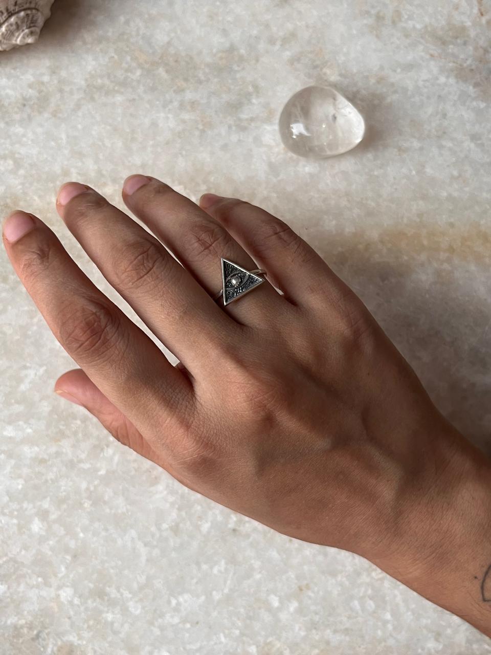 Eye Of Providence 925 Sterling Silver Ring