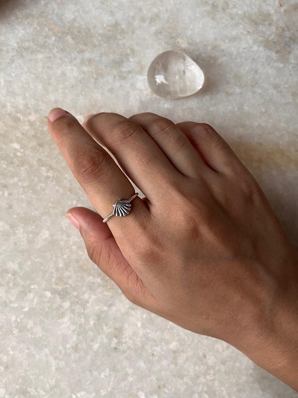 Shell 925 Sterling Silver Ring