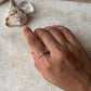 Pink Tourmaline Plain Band 925 Sterling Silver Ring