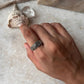 Vintage Motif Thick Band 925 Sterling Silver Ring