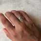 V/ Chevron Vintage Filigree 925 Sterling Silver Ring