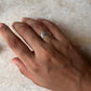 V/ Chevron Vintage Filigree 925 Sterling Silver Ring