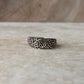 Vintage Motif Thick Band 925 Sterling Silver Ring