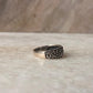 Vintage Motif Thick Band 925 Sterling Silver Ring