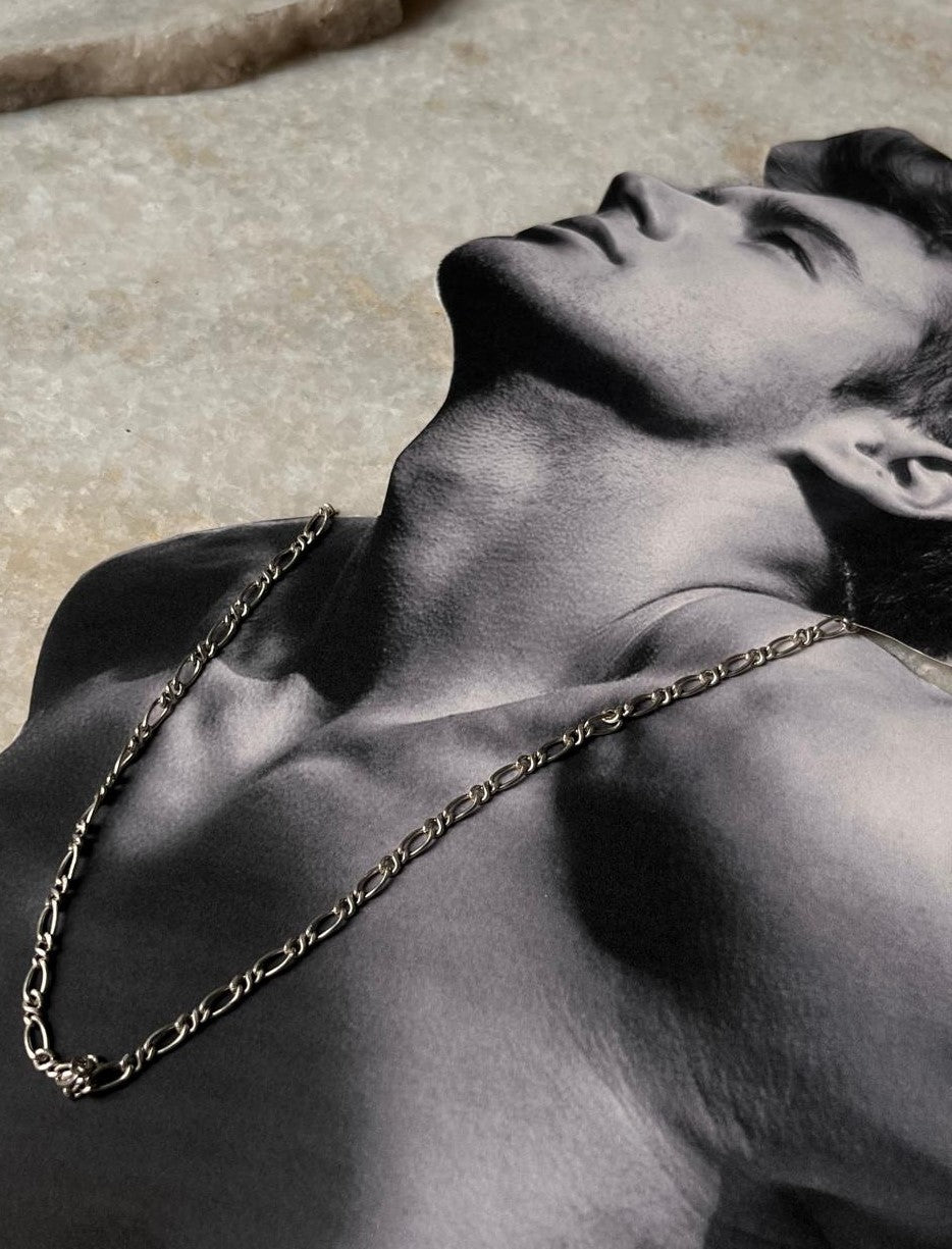 Figaro Neck 925 Sterling Silver Chain