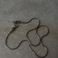 Antique Patterned S Lock 925 Sterling Silver Chain