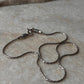 Antique Patterned S Lock 925 Sterling Silver Chain