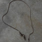 Antique Patterned S Lock 925 Sterling Silver Chain