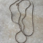 Antique Patterned 925 Sterling Silver Chain