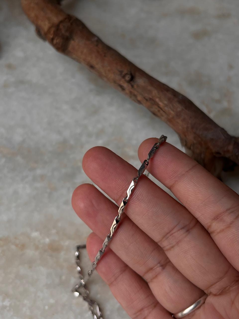 Thick Textured 925 Sterling Silver Italian Chain