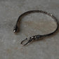 Antique Snake Patterned 925 Sterling Silver Unisex Bracelet