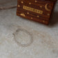 Healing crystal bracelet with clear quartz beads
