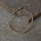 925 sterling silver bracelet with tiny pearls  